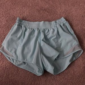 Icing Blue Hotty Hot Lululemon Shorts